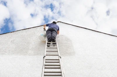 Peinture extérieure à la Chapelle-Iger — façades et ravalement